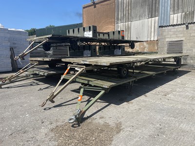 Lot Twin Axle Aircraft Wing Trailer (1 of)