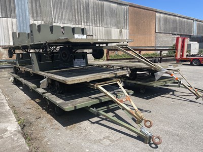 Lot Twin Axle Aircraft Wing Trailer (1 of)