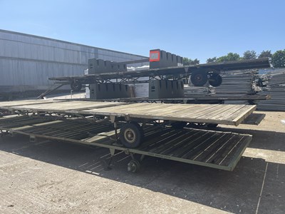 Lot Twin Axle Aircraft Wing Trailer (1 of)