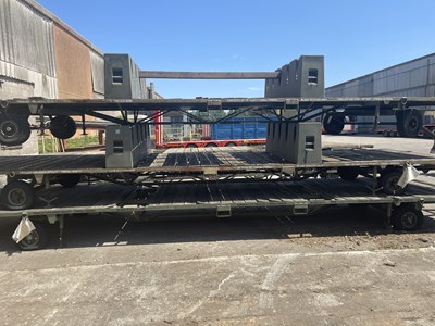 Lot Twin Axle Aircraft Wing Trailer (1 of)