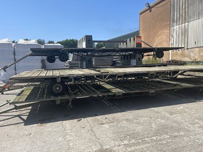 Lot Twin Axle Aircraft Wing Trailer (1 of)