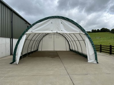 Lot S203012R PVC Dome Shelter, 20' x 30' x 12'