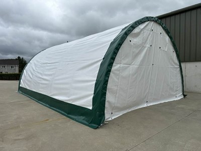 Lot S203012R PVC Dome Shelter, 20' x 30' x 12'