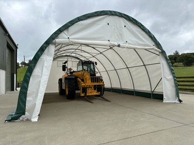 Lot S203012R PVC Dome Shelter, 20' x 30' x 12'