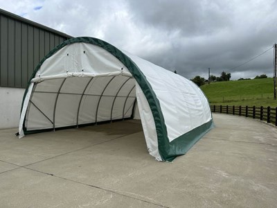 Lot S203012R PVC Dome Shelter, 20' x 30' x 12'