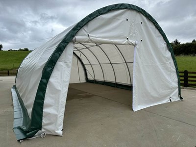 Lot S203012R PVC Dome Shelter, 20' x 30' x 12'