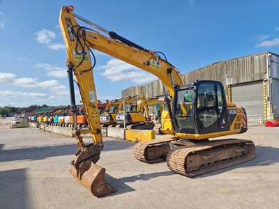 Lot 381 - 2013 JCB JS130LC, 700mm Steel Tracks, CV, Hill Hydraulic QH, Piped, A/C (EPA Compliant)