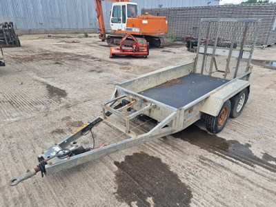 Lot 43 - Indespension 2.7 Ton Twin Axle Plant Trailer, Ramp