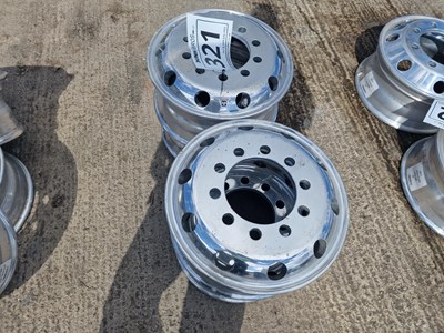 Lot 321 - Aloca 17.5 x 6.75 10 Stud Alloy Wheels (4 of)