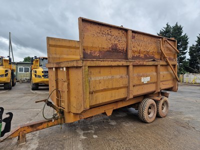 Lot 88 - 1997 Richard Western 12 Ton Twin Axle Silage Trailer