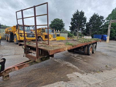 Lot 94 - Twin Axle Draw Bar Bale Trailer