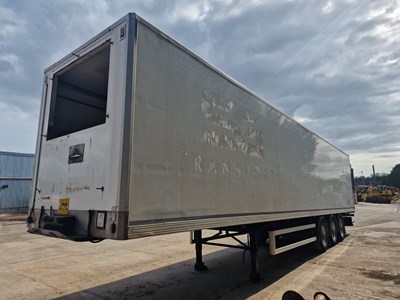 Lot 69 - 2002 Montracon Tri Axle Refrigeration Trailer (No Fridge)