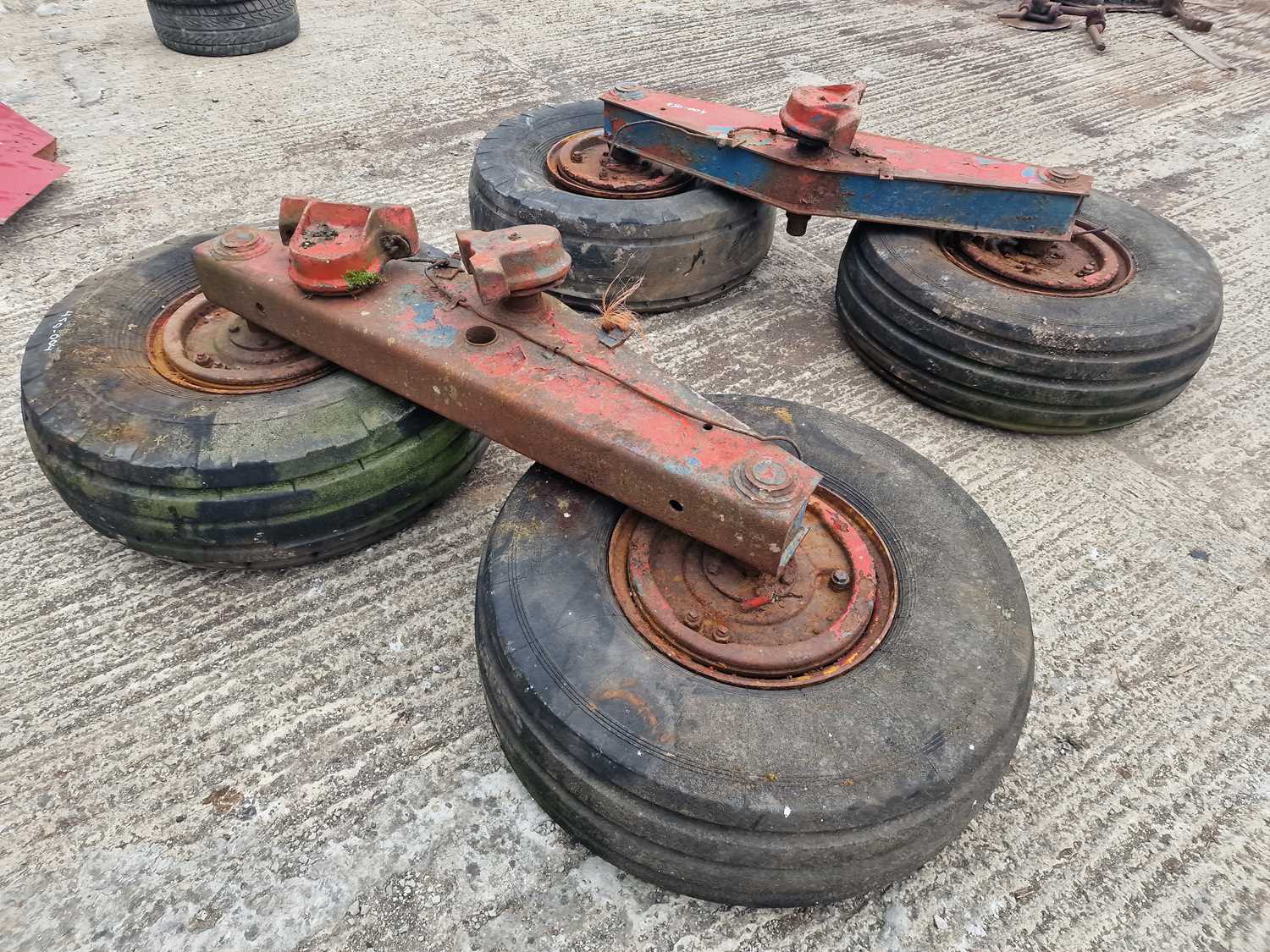 Lot Axles to suit Twin Axle Agricultural Trailer