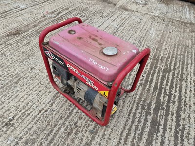 Lot 184 - Briggs & Stratton Pro Classic 3500 Generator