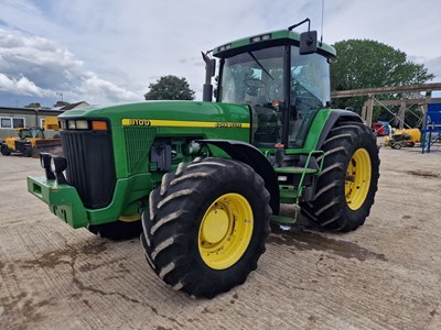 Lot 72 - 1998 John Deere 8100, 4WD Tractor, 40k, 3 Spool Valves, 8.1Ltr Engine, 710/70R38 Rear, 600/65R28 Front