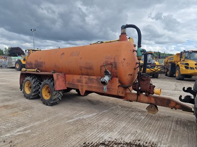 Lot 101 - Horn Twin Axle PTO Driven Vacuum Tanker/Dust Suppression Tanker