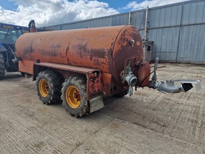 Lot 101 - Horn Twin Axle PTO Driven Vacuum Tanker/Dust Suppression Tanker