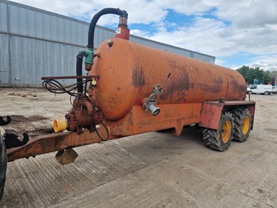 Lot 101 - Horn Twin Axle PTO Driven Vacuum Tanker/Dust Suppression Tanker