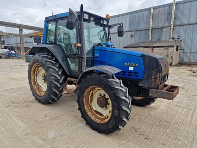 Lot 81 - Valtra 6650 4WD Tractor, 2 Spool Valves, Push Out Hitch, A/C, 420/85R38 Rear,  340/85R28 Front