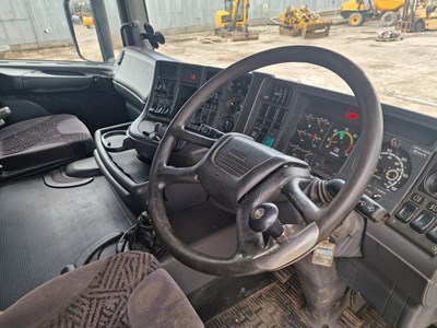 Lot 58 - 2004 Scania 124L-420 Red Dot 6x2 Rear Lift Flat Bed Lorry, Drawbar Spec, Manual Gear Box, A/C (Reg. Docs. & Plating Certificate Available)