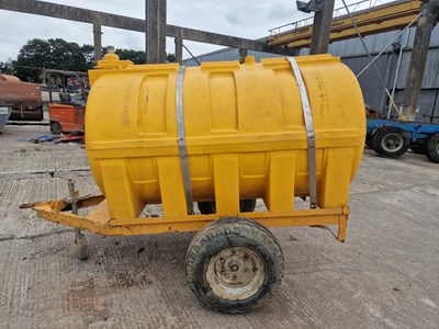Lot 167 - Trailer Engineering H2500 2500Lite Single Axle Plastic Water Bowser