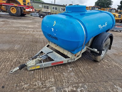 Lot 168 - 2016 Trailer Engineering Single Axle Plastic Water Bowser