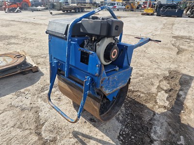 Lot 221 - 2008 Montimer Single Drum Vibrating Pedestrian Roller, Yanmar Engine