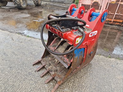 Lot 431 - 2010 Crushing Value CV8 Hydraulic Crusher Bucket 50mm Pin to suit 6-8 Ton Excavator