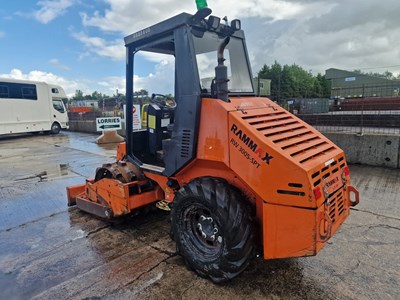 Lot 209 - 2007 Rammax RW3005SPT Single Drum Vibrating Pad Foot Roller, Blade