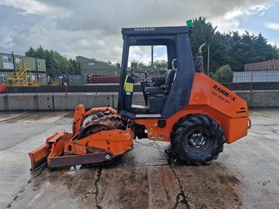 Lot 209 - 2007 Rammax RW3005SPT Single Drum Vibrating Pad Foot Roller, Blade