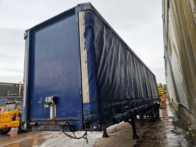 Lot 68A - 2004 M&G FAC24B Tri Axle Curtainsider Trailer