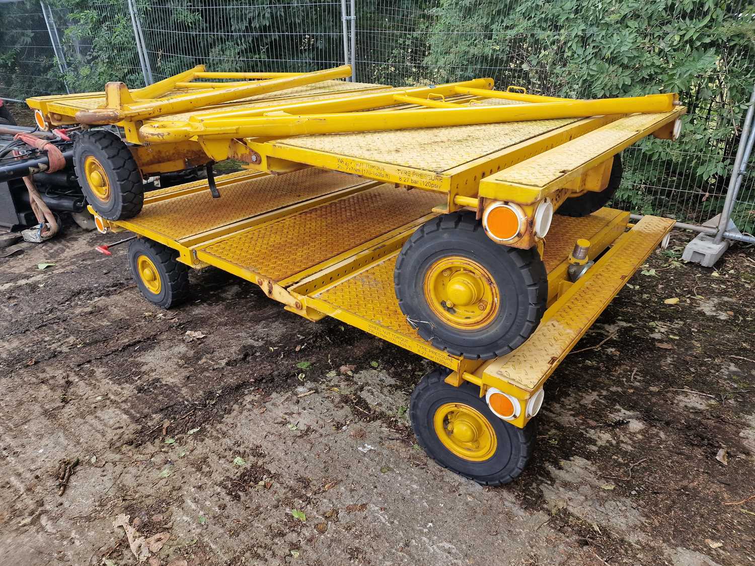 Lot 276 - Homer Burgess Weapon Transportation Trolley (2 of)