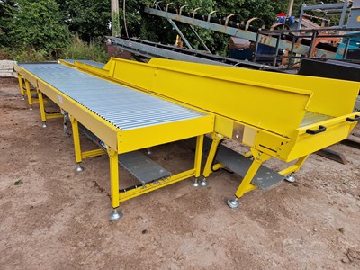 Lot 438A - Roller Conveyor Table