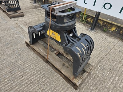 Lot Unused 2022 Mustang GRP150 Hydraulic Rotating Selector Grab to suit 1.5-4.5 Ton Excavator