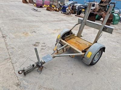 Lot 2015 Taylors Trailers SDR Single Axle Trailer to suit Pedestrian Roller