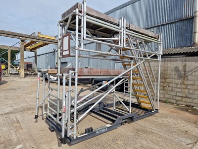 Lot Mobile Scaffolding Staging Platform to suit Hercules Airplane