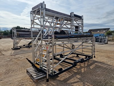 Lot Mobile Scaffolding Staging Platform to suit Hercules Airplane