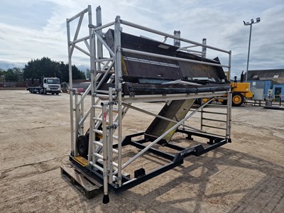 Lot Mobile Scaffolding Staging Platform to suit Hercules Airplane