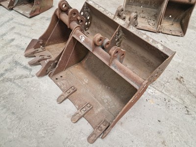 Lot 36" Grading, 24", 12" Digging Bucket 30mm Pin to suit Mini Excavator