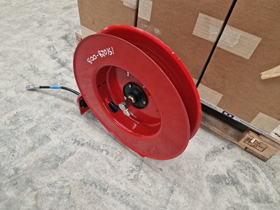 Lot Unused Retractable Air Hose Reel