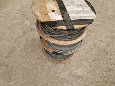 Lot Reel of Wire Rope (3 of)