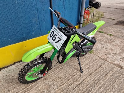 Lot Unused 2023 49cc Mini Motocross Bike