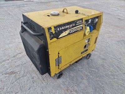 Lot Changfa CED6500S 6.5KvA Diesel Generator