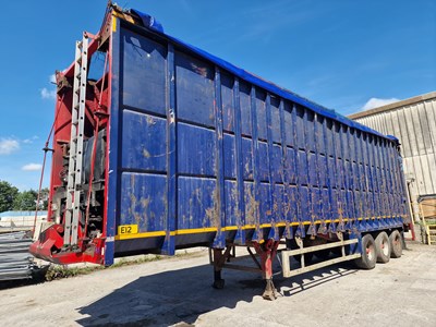 Lot 2012 BMI EJ120 Tri Axle Ejector Trailer, Donkey Engine, WLI, 50/50 Sheets