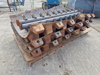 Lot 318 - 2018 Hamm H13i Single Drum Vibrating Roller, Padfoot Shells