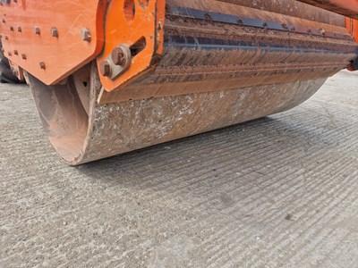Lot 318 - 2018 Hamm H13i Single Drum Vibrating Roller, Padfoot Shells