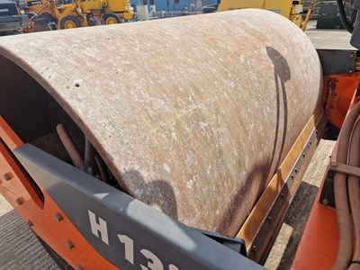 Lot 318 - 2018 Hamm H13i Single Drum Vibrating Roller, Padfoot Shells
