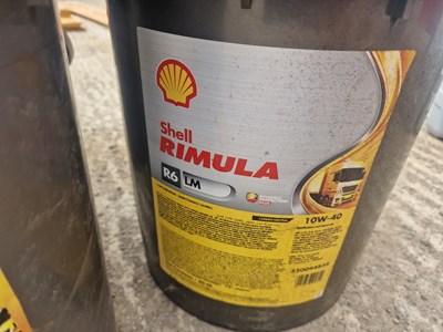 Lot Shell Rimula R6 LM Oil (3 of)(Part Used)