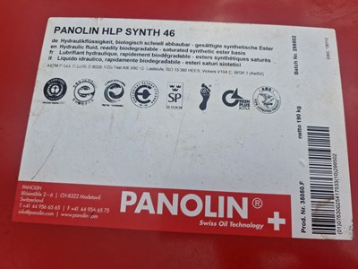 Lot Panolin HLP SYNTH 46 Oil (3 of)(Part Used)