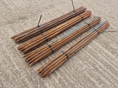 Lot Bundle of Steel Stakes (4 of)